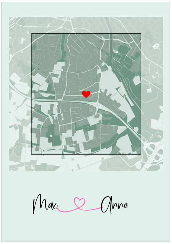 Digitaler Download Stadtkarte von MapMates